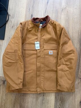 Carhartt Men's Caramel Brown Insulated Work Jacket 3XL NWT